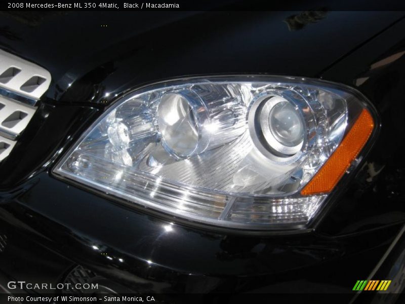 Black / Macadamia 2008 Mercedes-Benz ML 350 4Matic