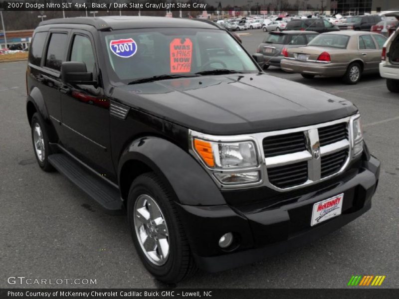 Black / Dark Slate Gray/Light Slate Gray 2007 Dodge Nitro SLT 4x4