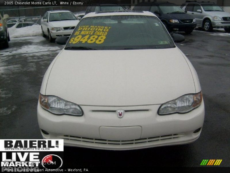 White / Ebony 2005 Chevrolet Monte Carlo LT