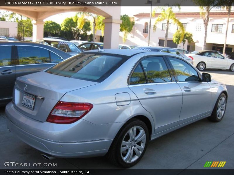 Iridium Silver Metallic / Black 2008 Mercedes-Benz C 300 Luxury