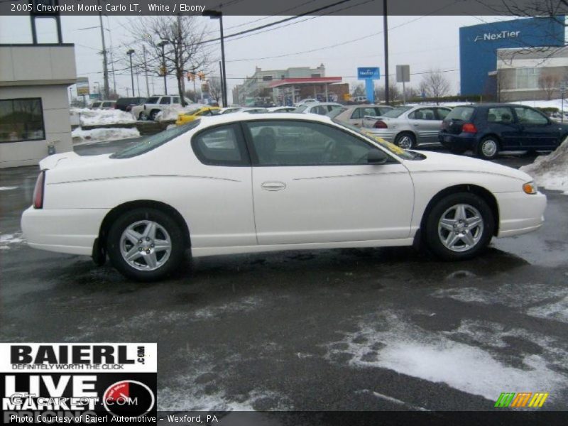 White / Ebony 2005 Chevrolet Monte Carlo LT