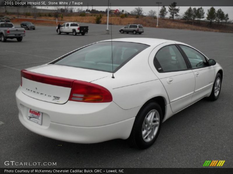 Stone White / Taupe 2001 Dodge Intrepid SE