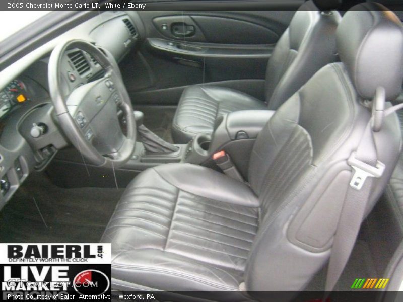 White / Ebony 2005 Chevrolet Monte Carlo LT