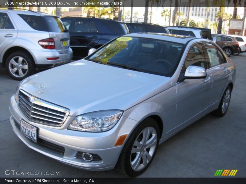 Iridium Silver Metallic / Black 2008 Mercedes-Benz C 300 Luxury