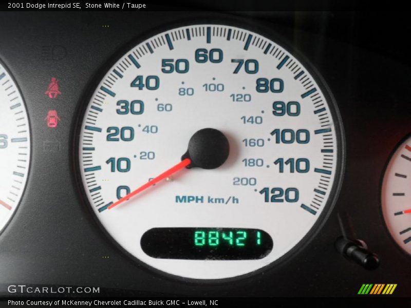 Stone White / Taupe 2001 Dodge Intrepid SE