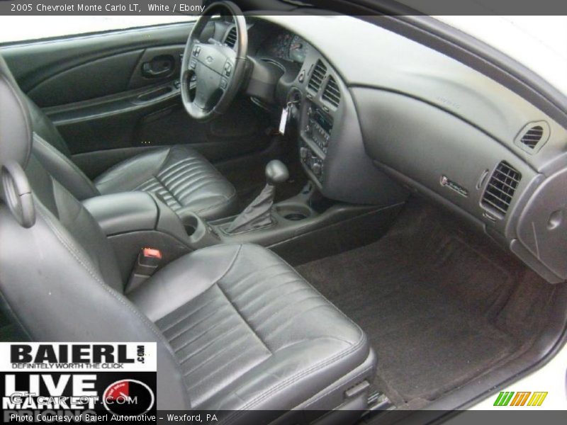 White / Ebony 2005 Chevrolet Monte Carlo LT