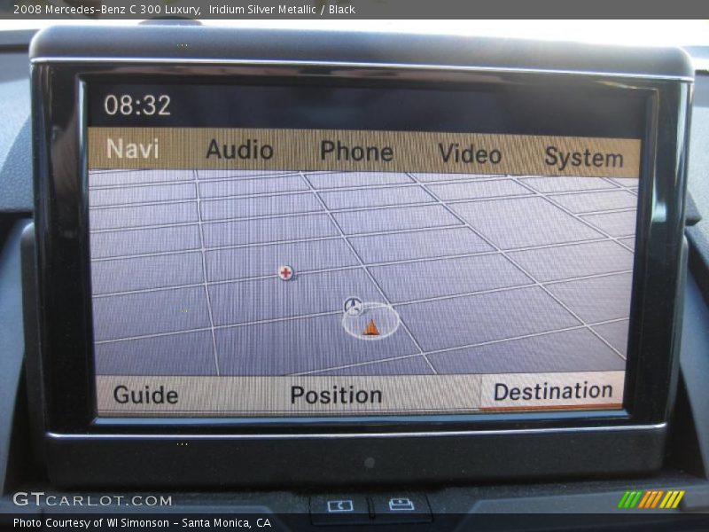 Iridium Silver Metallic / Black 2008 Mercedes-Benz C 300 Luxury