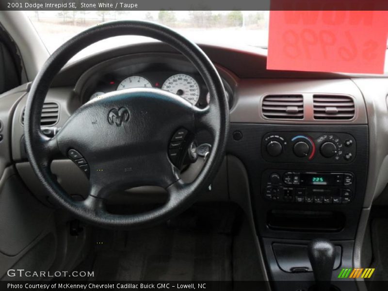 Stone White / Taupe 2001 Dodge Intrepid SE