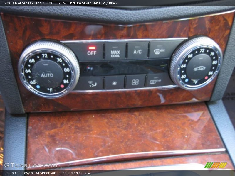 Iridium Silver Metallic / Black 2008 Mercedes-Benz C 300 Luxury