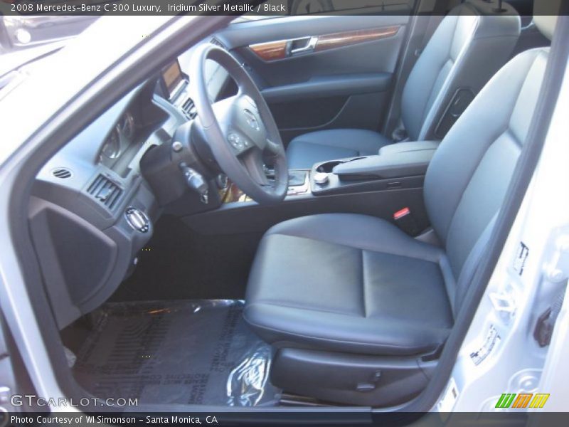 Iridium Silver Metallic / Black 2008 Mercedes-Benz C 300 Luxury