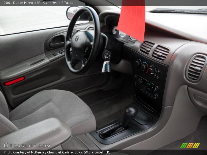 Stone White / Taupe 2001 Dodge Intrepid SE
