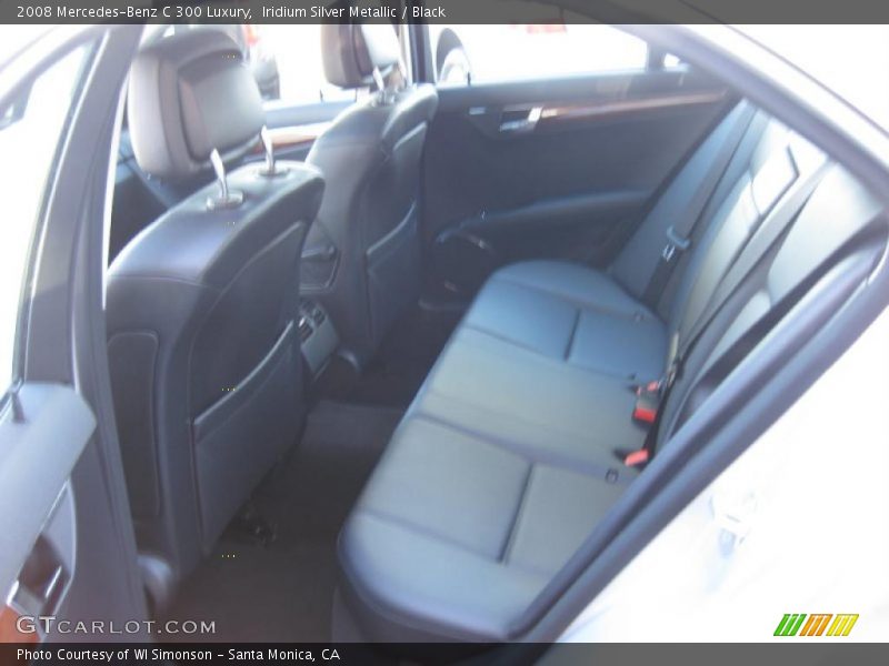 Iridium Silver Metallic / Black 2008 Mercedes-Benz C 300 Luxury
