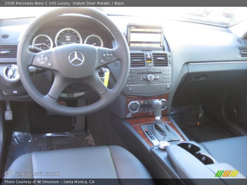 Iridium Silver Metallic / Black 2008 Mercedes-Benz C 300 Luxury