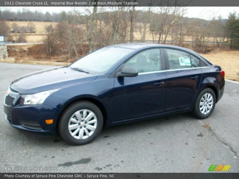 Imperial Blue Metallic / Jet Black/Medium Titanium 2011 Chevrolet Cruze LS