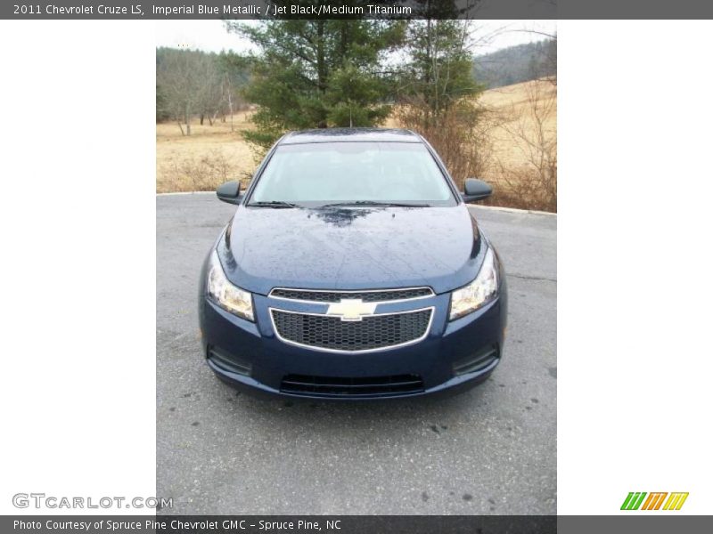 Imperial Blue Metallic / Jet Black/Medium Titanium 2011 Chevrolet Cruze LS