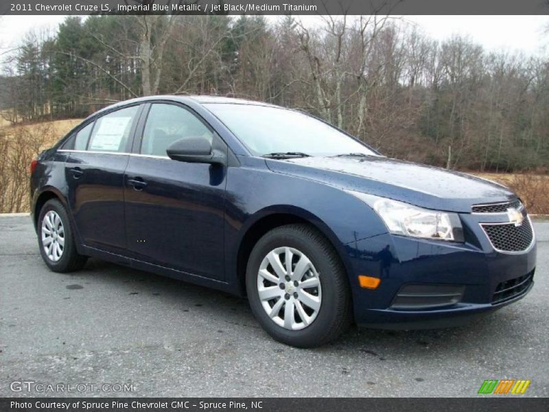 Imperial Blue Metallic / Jet Black/Medium Titanium 2011 Chevrolet Cruze LS