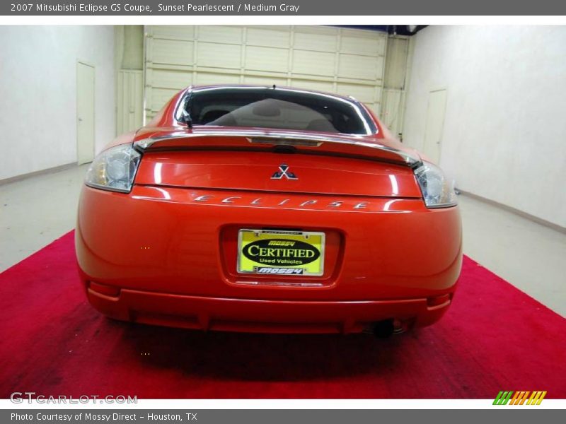 Sunset Pearlescent / Medium Gray 2007 Mitsubishi Eclipse GS Coupe