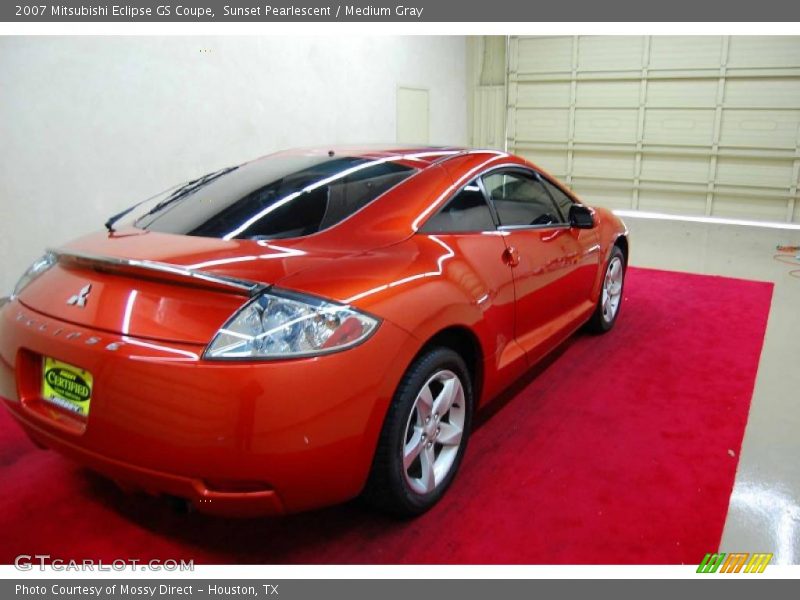 Sunset Pearlescent / Medium Gray 2007 Mitsubishi Eclipse GS Coupe