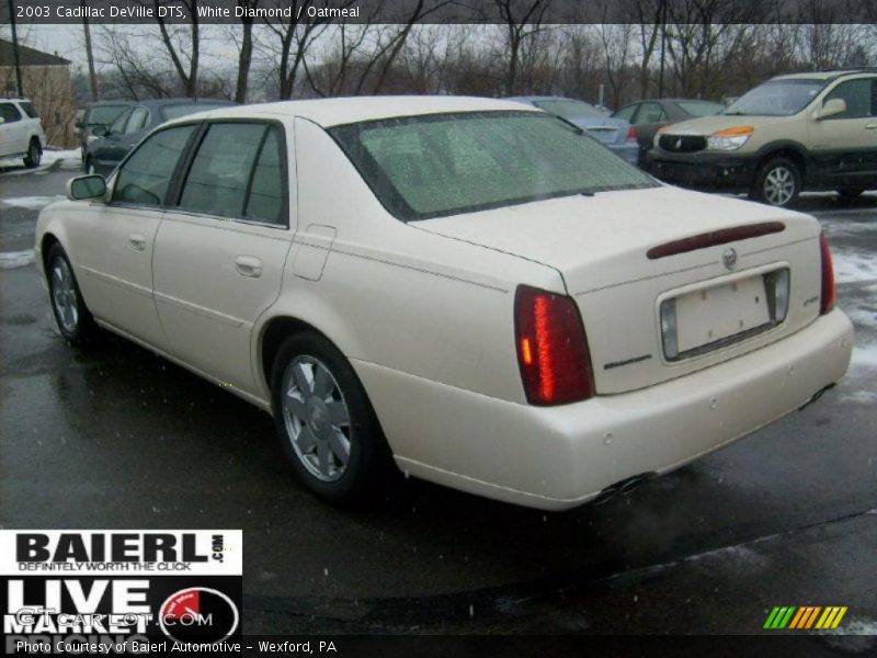 White Diamond / Oatmeal 2003 Cadillac DeVille DTS