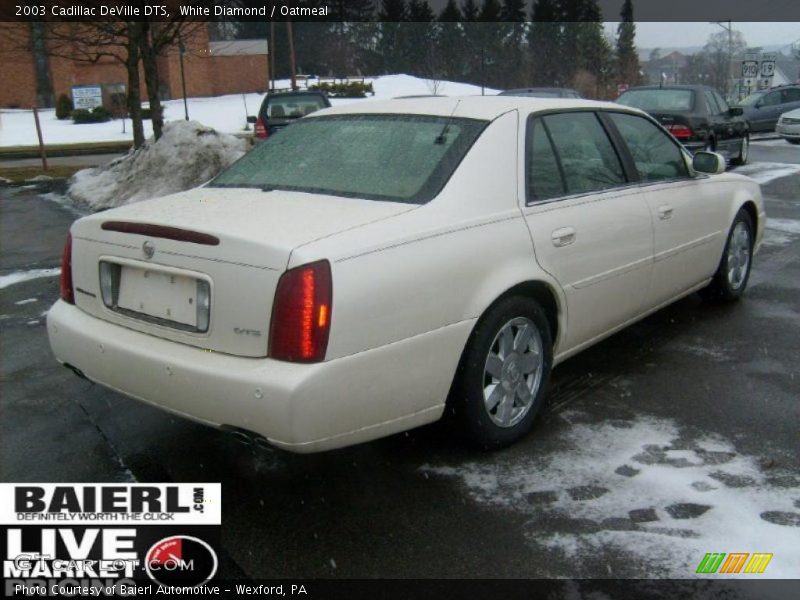 White Diamond / Oatmeal 2003 Cadillac DeVille DTS