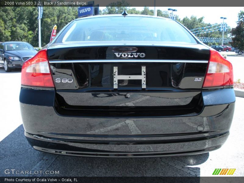 Black / Sandstone Beige 2008 Volvo S80 3.2