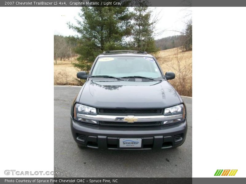 Graphite Metallic / Light Gray 2007 Chevrolet TrailBlazer LS 4x4