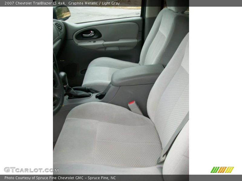 Graphite Metallic / Light Gray 2007 Chevrolet TrailBlazer LS 4x4