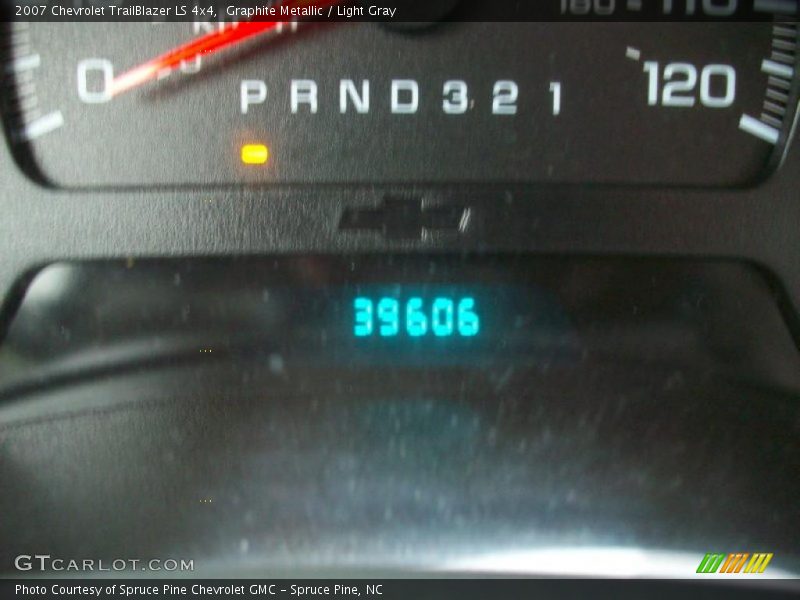 Graphite Metallic / Light Gray 2007 Chevrolet TrailBlazer LS 4x4