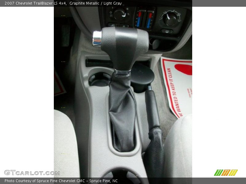 Graphite Metallic / Light Gray 2007 Chevrolet TrailBlazer LS 4x4