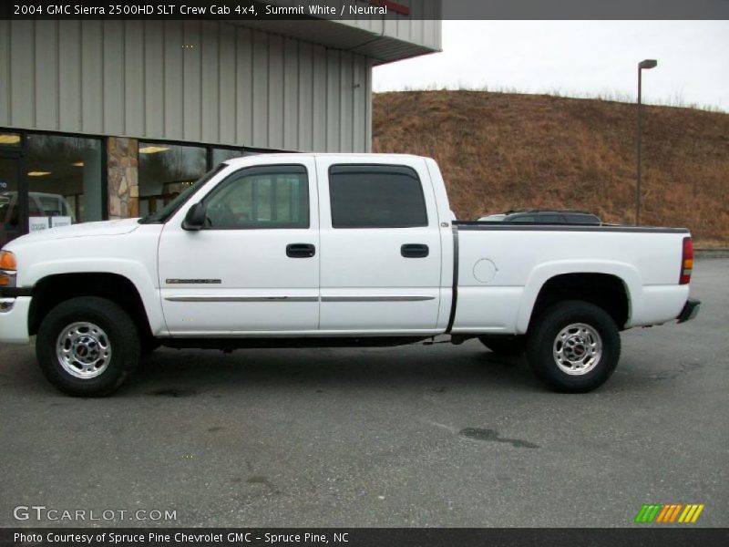 Summit White / Neutral 2004 GMC Sierra 2500HD SLT Crew Cab 4x4