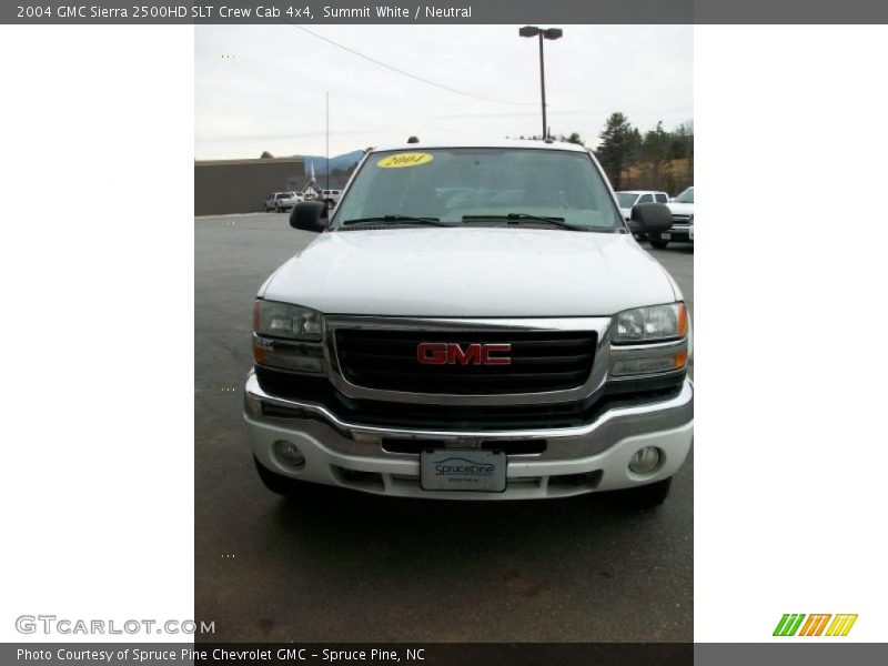 Summit White / Neutral 2004 GMC Sierra 2500HD SLT Crew Cab 4x4