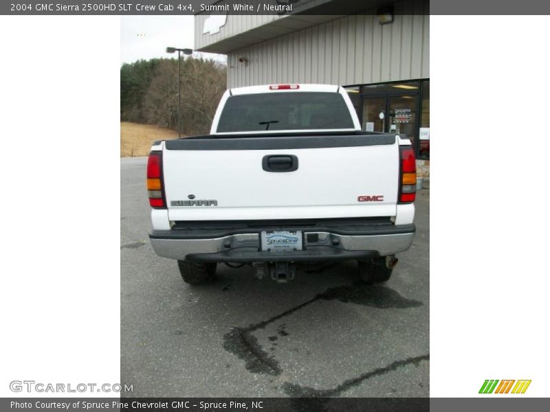 Summit White / Neutral 2004 GMC Sierra 2500HD SLT Crew Cab 4x4