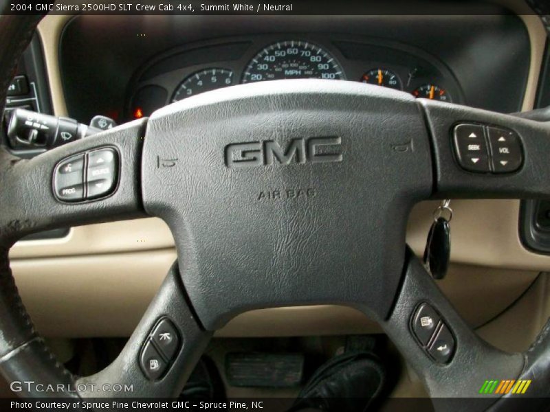 Summit White / Neutral 2004 GMC Sierra 2500HD SLT Crew Cab 4x4