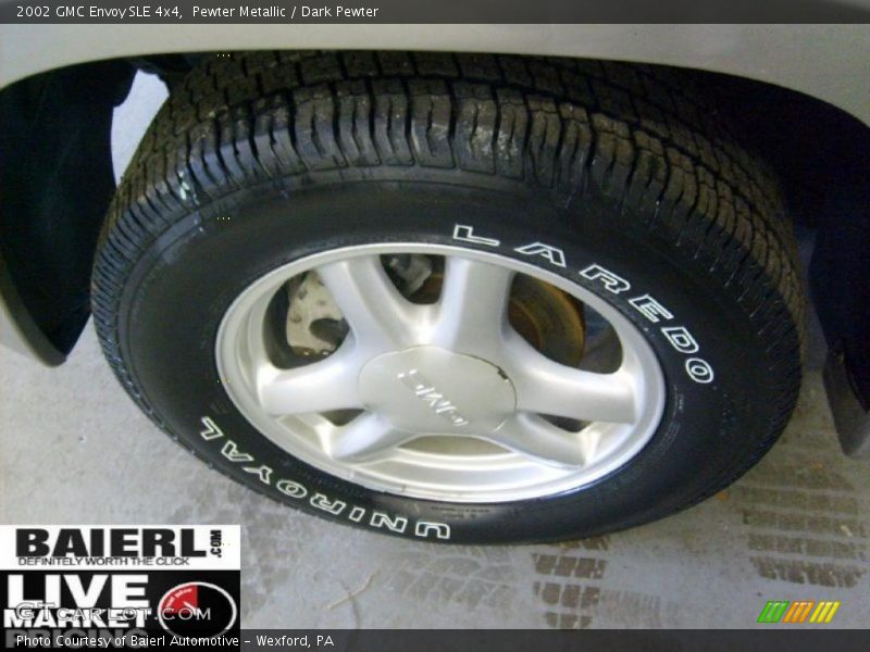 Pewter Metallic / Dark Pewter 2002 GMC Envoy SLE 4x4