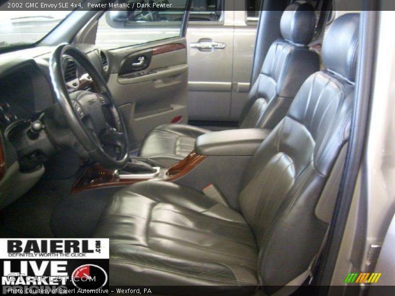 Pewter Metallic / Dark Pewter 2002 GMC Envoy SLE 4x4