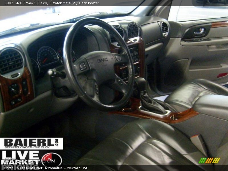 Pewter Metallic / Dark Pewter 2002 GMC Envoy SLE 4x4