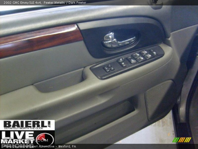 Pewter Metallic / Dark Pewter 2002 GMC Envoy SLE 4x4