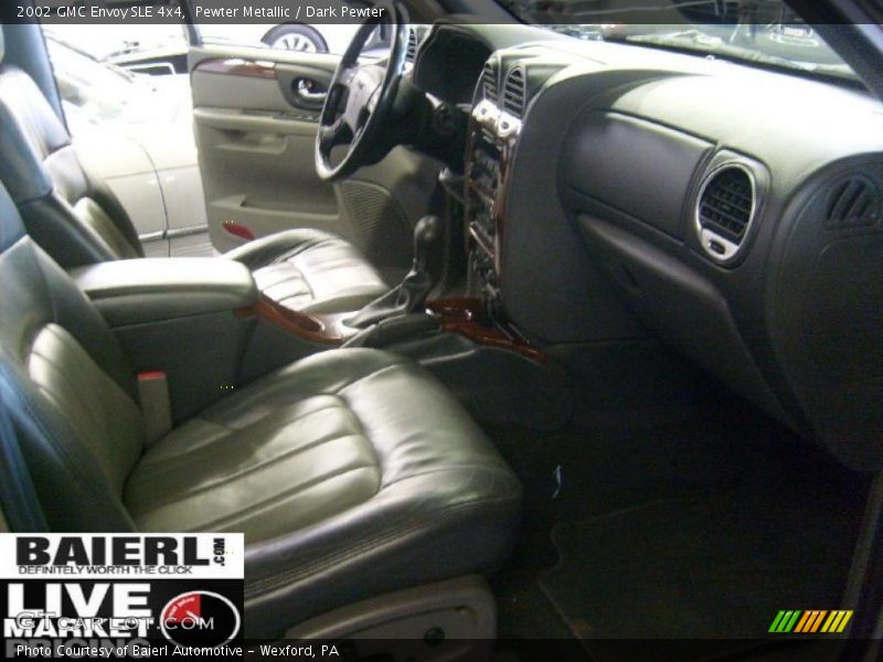 Pewter Metallic / Dark Pewter 2002 GMC Envoy SLE 4x4