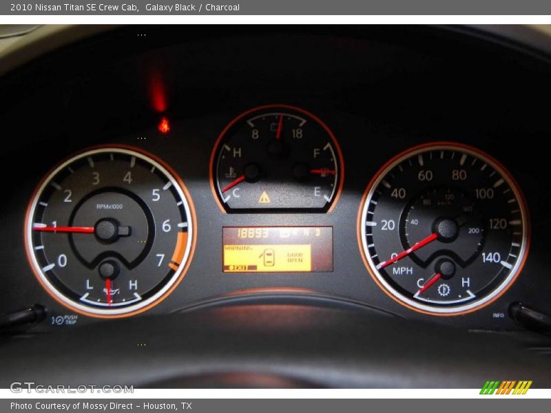  2010 Titan SE Crew Cab SE Crew Cab Gauges