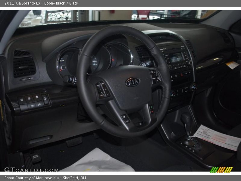 Ebony Black / Black 2011 Kia Sorento EX