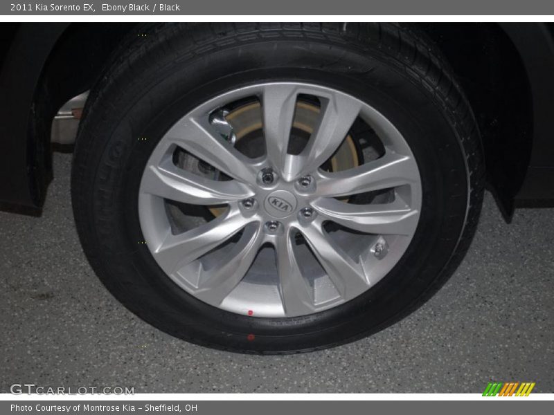 Ebony Black / Black 2011 Kia Sorento EX
