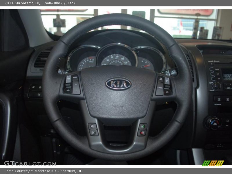 Ebony Black / Black 2011 Kia Sorento EX