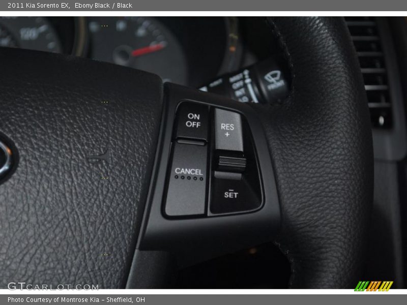 Ebony Black / Black 2011 Kia Sorento EX