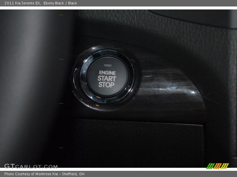 Ebony Black / Black 2011 Kia Sorento EX