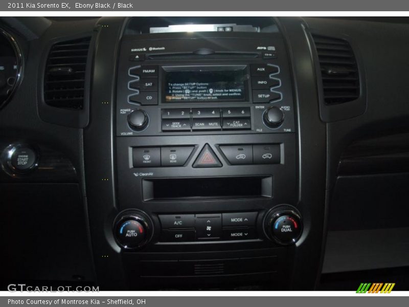 Ebony Black / Black 2011 Kia Sorento EX