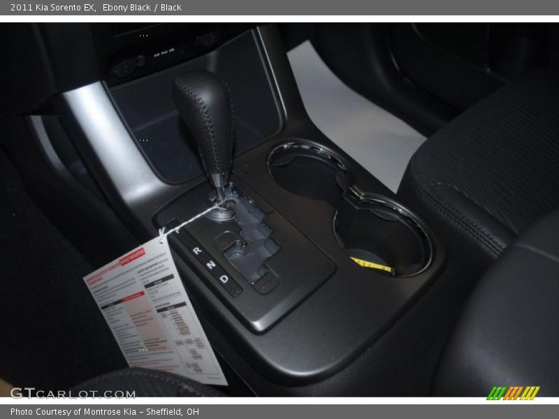 Ebony Black / Black 2011 Kia Sorento EX