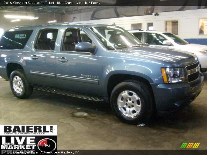 Blue Granite Metallic / Ebony 2010 Chevrolet Suburban LT 4x4