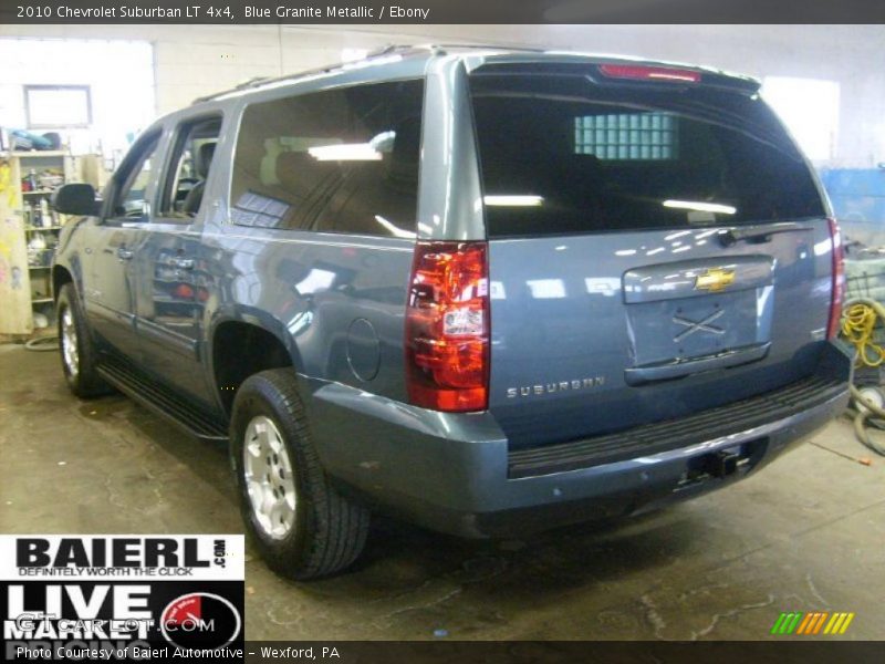 Blue Granite Metallic / Ebony 2010 Chevrolet Suburban LT 4x4