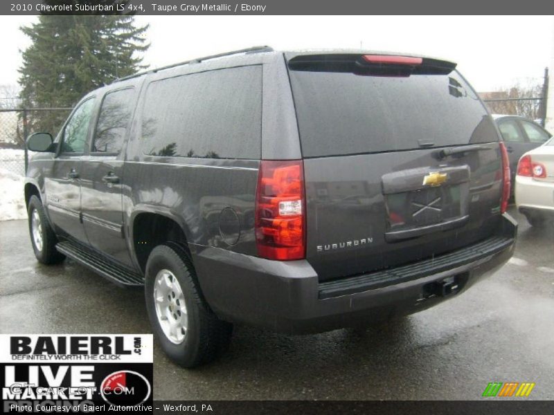 Taupe Gray Metallic / Ebony 2010 Chevrolet Suburban LS 4x4