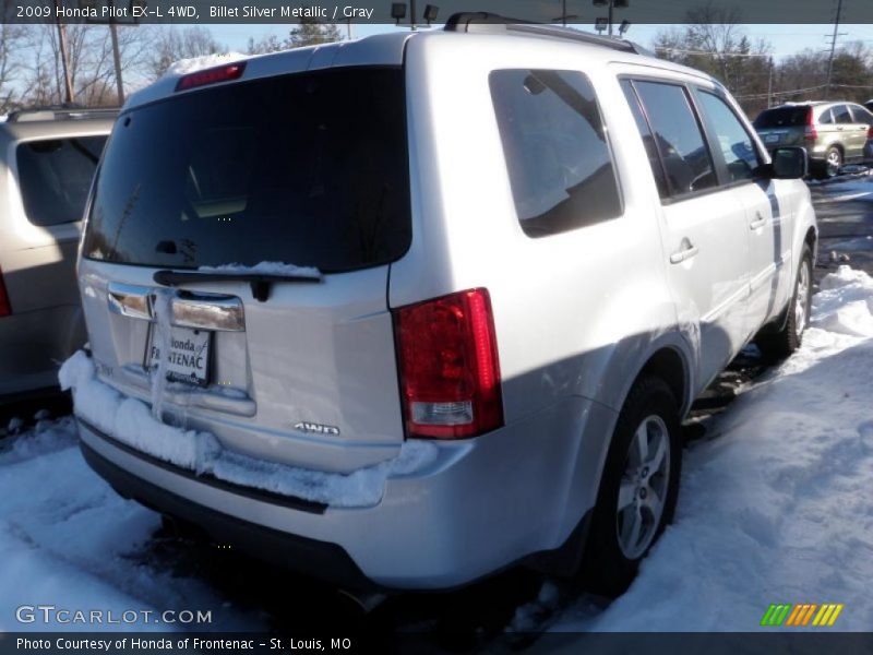 Billet Silver Metallic / Gray 2009 Honda Pilot EX-L 4WD